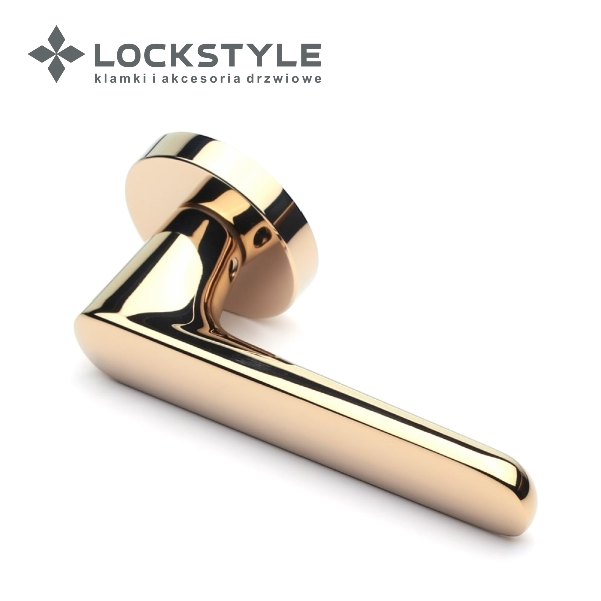 Ручки дверные LOCKSTYLE ELLIPSE ZR GL (глянцевое золото PVD)