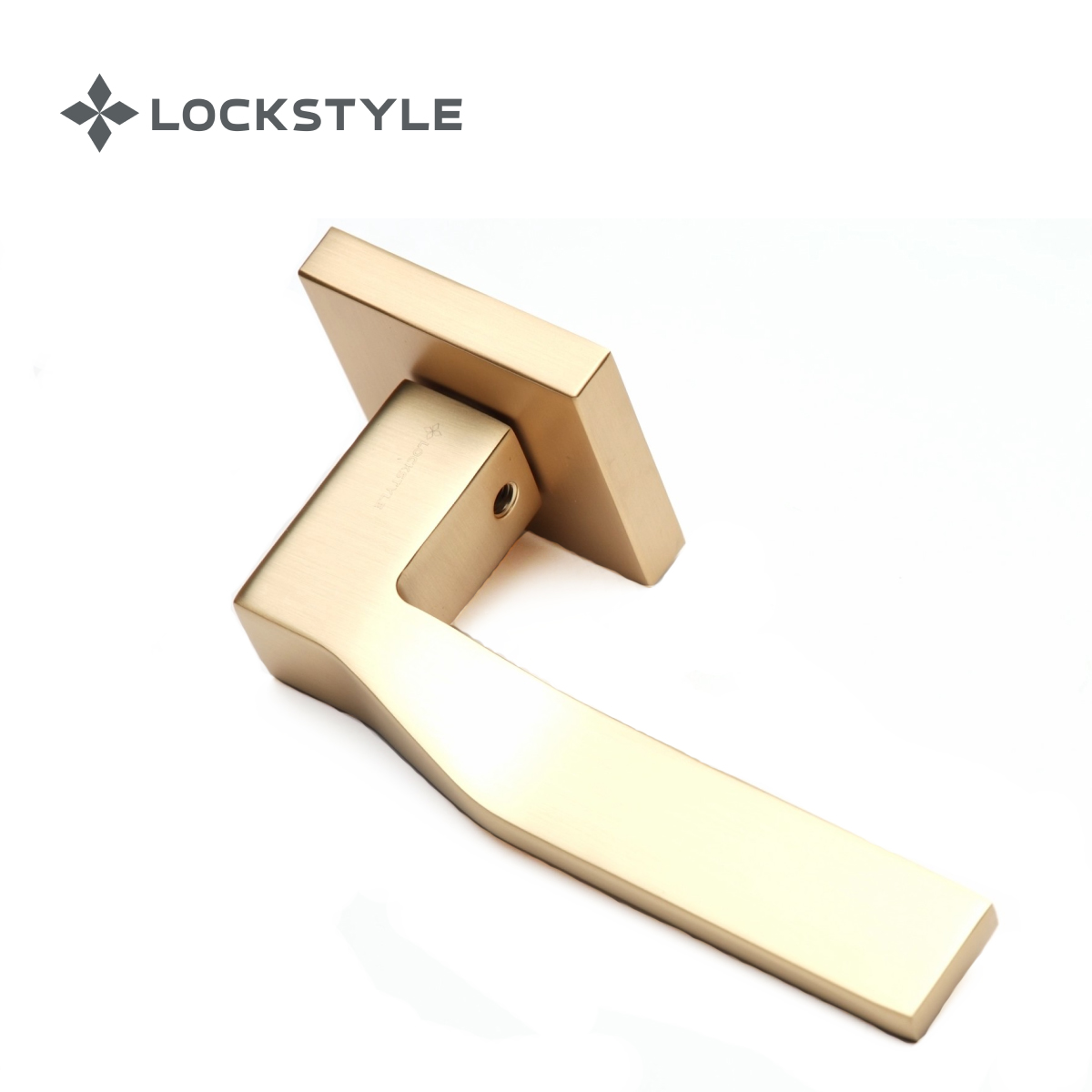 Ручки дверные LOCKSTYLE GRAND ZN BB (матовое золото)