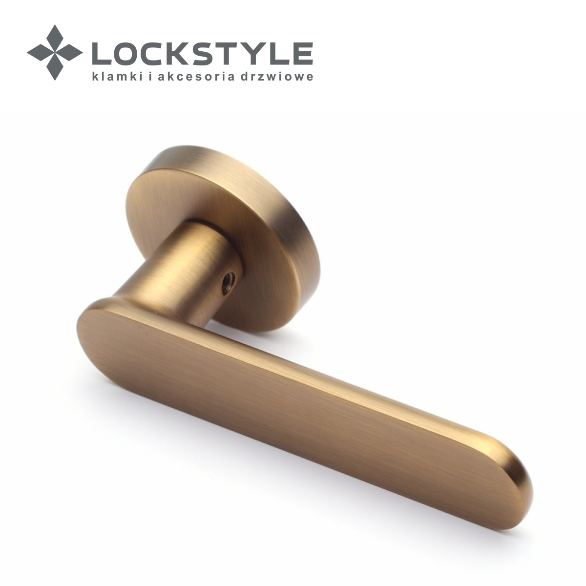 Ручки дверные LOCKSTYLE OVA ZR ABM (бронза)