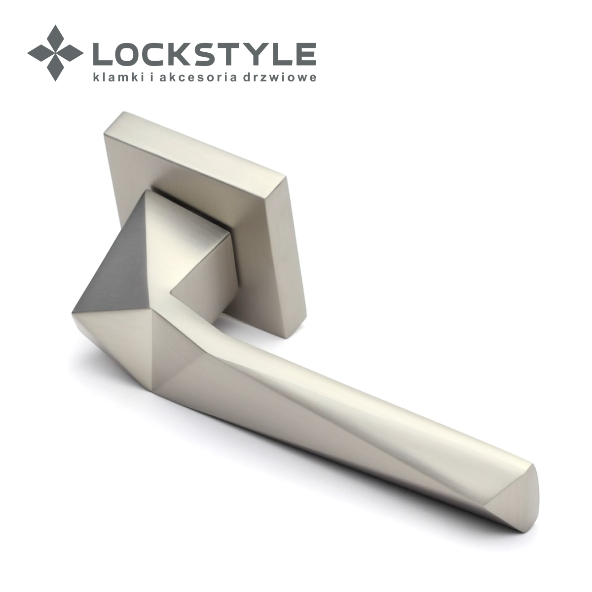 Ручки дверные LOCKSTYLE PIRA ZN NBM (матовый никель)