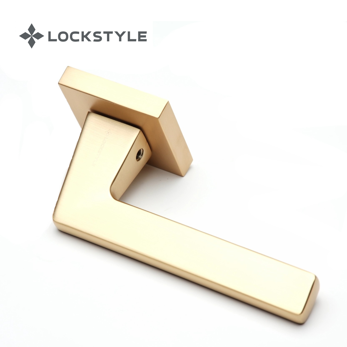 Ручки дверные LOCKSTYLE PRIME ZN BB (матовое золото)